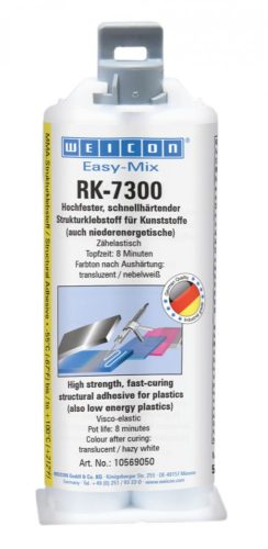 Weicon Easy-Mix RK-7300 kétkomponensű szerkezeti ragasztó 50g