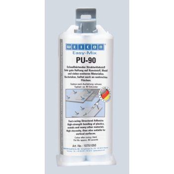   Weicon Easy-Mix PU-90 nagyon erős rugalmas kétkomponensű ragasztó 50 ml