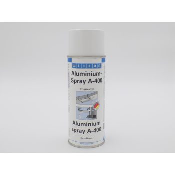   Weicon Alumínium Spray A-400 - fényes változat 400 ml - hőálló: +800°C-ig