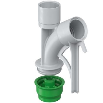   Kaiser 120204 30° ferde mennyezeti és oldalfali kivezető vasbeton szerkezetbe