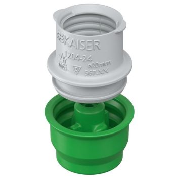   Kaiser 120424 Egyenes mennyezeti és oldalfali kivezető  vasbeton szerkezetbe