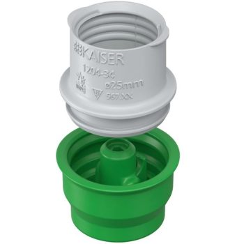   Kaiser 120434 egyenes mennyezeti és oldalfali kivezető  vasbeton szerkezetbe