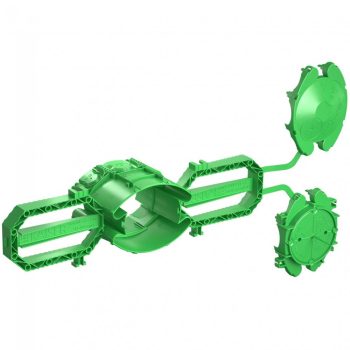   Kaiser 121101 Prefix 60 sorolható szerelvénydoboz helyszínen öntött álló vasbeton zsaluzatba