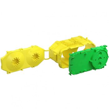   Kaiser 126801 B1 elektronik doboz vasbeton oldalfalba 60-as szerelvénydoboz nyílással