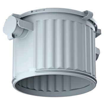   Kaiser 128100 HaloX 100 lámpa és hangszóró doboz vasbeton mennyezetbe