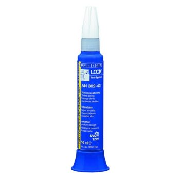   WEICONLOCK AN 302-43 Csavarmenet rögzítő ragasztó DVGW / KTW minősítéssel 20 ml