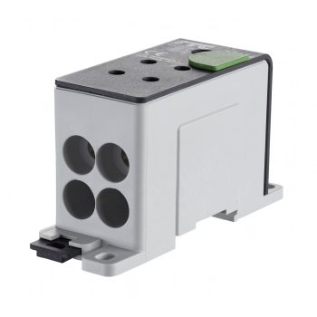   FTG PDB+ Egypólusú nagyáramú csavaros elosztó blokk 175A/135A, Be: 1×70mm2, Ki: 6×35mm2