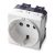 Palazzoli 630051 domoTER Beépíthető Schuko aljzat, 16A,2s+f,230V, gyerekvédelemmel
