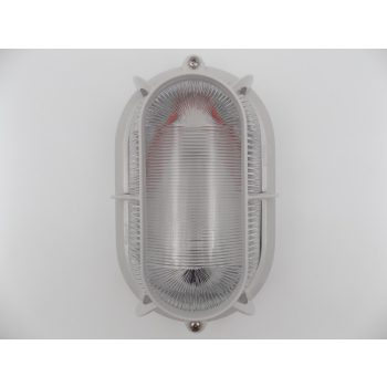   Palazzoli 831275 RINO ovális vandálbiztos hajólámpa+robosztus védőrács 100W IP66