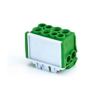   FTG HLAK KS351PE Fővezetéki sorolóelem 1 pólus zöld 1/10