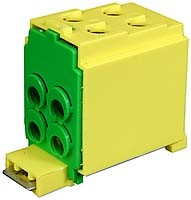 FTG KVIAC12035YG univerzális sorkapocs, átvezető blokk 6-35mm2 2/2 pólus sárga-zöld 1/10