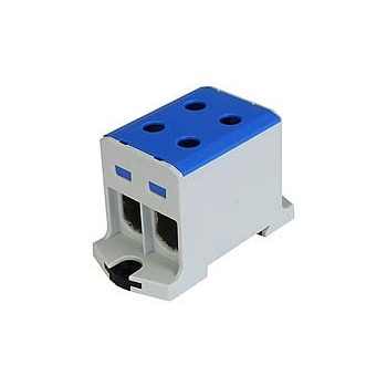   FTG KVIAC12095B univerzális sorkapocs, átvezető blokk 6-95mm2 2/2 pólus kék 1/10