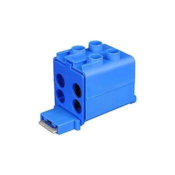   FTG KVIAC14016B univerzális sorkapocs, átvezető blokk 2,5-16mm2 4/4 pólus kék 1/10