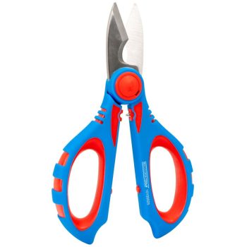   WeiconTOOLS Villanyszerelő olló XL praktikus övre csipeszelhető tartóval Cu/Al vezetékek vágására és csupaszítására