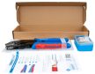 WeiconTOOLS ERGO-CRIMP szerszám cserélhető MC4 csatlakozók/szigetelt érvéghüvelyek/szigetelt kábelsaru nyomó betét készlettel