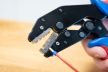 WeiconTOOLS ERGO-CRIMP szerszám cserélhető MC4 csatlakozók/szigetelt érvéghüvelyek/szigetelt kábelsaru nyomó betét készlettel